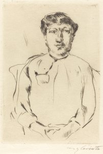 Frauenbildnis (女性の肖像) 作： Lovis Corinth