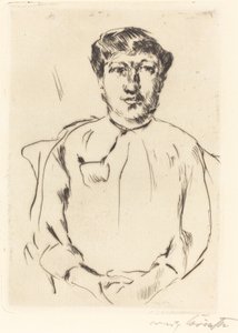 ある女性の肖像」1914年 作： Lovis Corinth