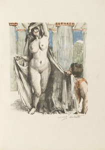 歌の歌のイラスト、1911 作： Lovis Corinth