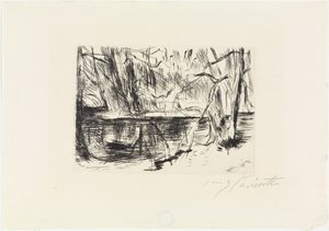 ティーアガルテンにて 作： Lovis Corinth