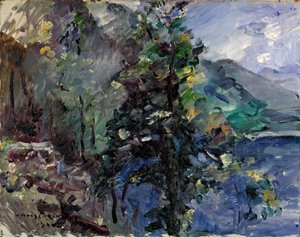 ヴァルヒェンゼー湖のヨッホベルク 作： Lovis Corinth