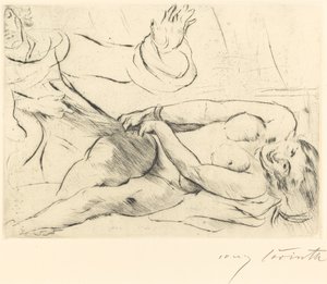 ヨセフとポティファルの妻Ⅱ 作： Lovis Corinth