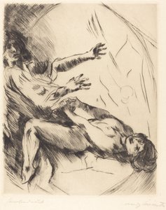 Joseph und Potiphars Weib I (ヨセフとポティファルの妻 I) 作： Lovis Corinth