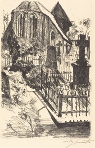 Kirchhof (墓地) 作： Lovis Corinth