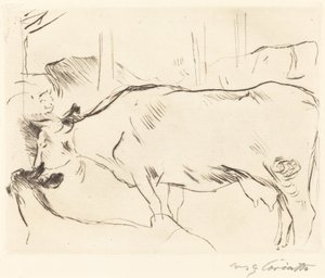 牛舎Ⅱ 作： Lovis Corinth