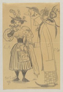 ロヴィス・コリントとカール・ストラスマン 作： Lovis Corinth