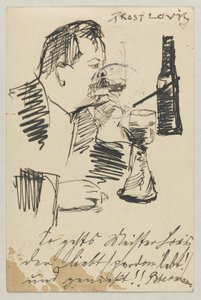 Lovis Corinth から Carl Strathmann へ: はがき、1903 年 4 月 20 日の消印