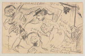 Lovis Corinth から Carl Strathmann へ: はがき、1901 年 9 月 20 日の消印 作： Lovis Corinth