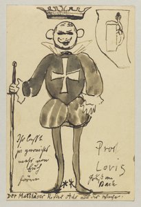 ロヴィス・コリントからカール・ストラスマンへ: はがき、1902 年 6 月 21 日と 1902 年 6 月 22 日の消印 作： Lovis Corinth