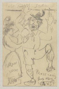 ロヴィス・コリントからカール・ストラスマンへ: はがき、1904 年 2 月 25 日消印 作： Lovis Corinth