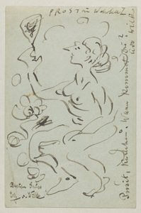 ロヴィス・コリントからカール・ストラスマンへ: はがき、1906 年 3 月 25 日消印 作： Lovis Corinth