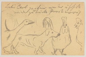 ロヴィス・コリントからカール・ストラスマンへ: はがき、1905 年 8 月 26 日消印 作： Lovis Corinth