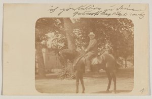 ロヴィス・コリントからカール・ストラスマンへ: はがき、1910 年 9 月 5 日の消印 作： Lovis Corinth