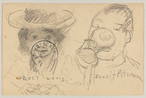 Lovis Corinth から Carl Strathmann へ: はがき、前面消印 1902 年 12 月 17 日 作： Lovis Corinth