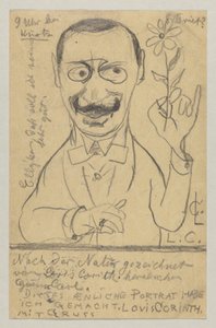 Lovis Corinth から Miss Elly Franke へ: はがき、1897 年 8 月 28 日の消印