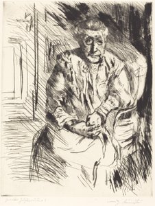 Ma Belle Mere 義理の母 1919年 作： Lovis Corinth