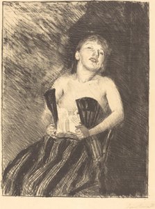 コルセットの少女 Girl in a Corset 1895年。 作： Lovis Corinth