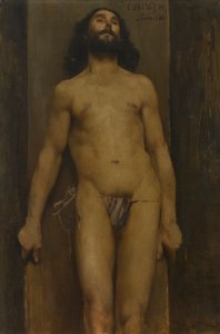 男性ヌード (M?nnlicher Akt) 作： Lovis Corinth
