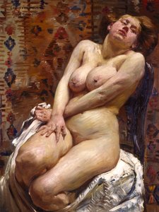 ナナ、女性ヌード 作： Lovis Corinth