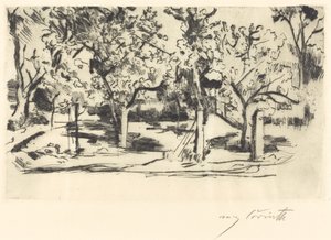 果樹園 果樹園、1918 年。