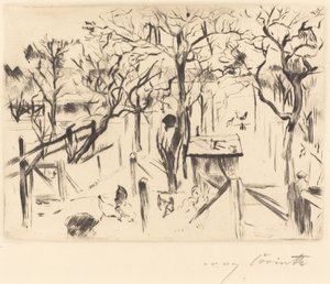 秋のフルーツガーデン 秋のフルーツガーデン 1912年 作： Lovis Corinth