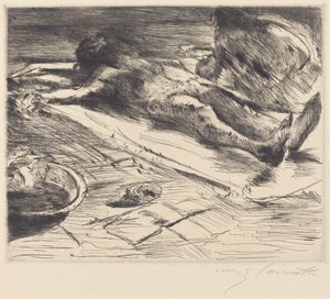 ピエタ（1920年）。 作： Lovis Corinth