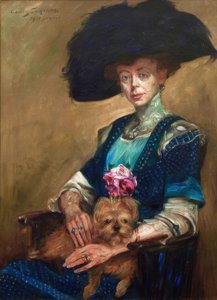 ルター夫人の肖像 作： Lovis Corinth