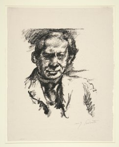 アルノ・ホルツの肖像 作： Lovis Corinth