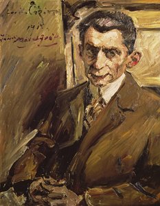 ジュリアスマイヤーグラフの肖像画（1867-1935）美術史家、1912年〜14年頃 作： Lovis Corinth