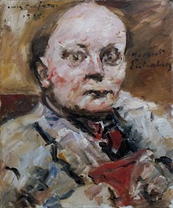 詩人ハーバート・オイレンバーグの肖像、1924年。 作： Lovis Corinth