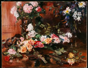 バラ、1910 作： Lovis Corinth