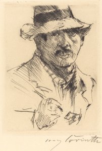 自画像、1920年。 作： Lovis Corinth