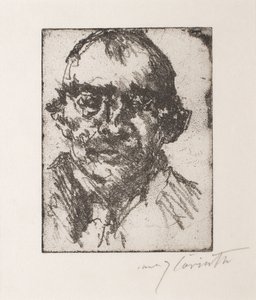 自画像 作： Lovis Corinth