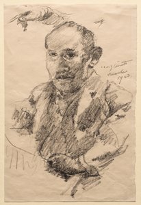 自画像 作： Lovis Corinth