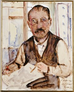 自画像、1918 作： Lovis Corinth