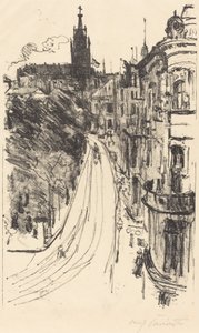 ケーニヒスベルクの街並み 1918年、ケーニヒスベルクの街並み。 作： Lovis Corinth