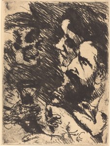 Tod bei Strucks 死はストラックスを訪ねる』1921年出版 1922年出版 作： Lovis Corinth