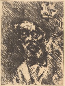 死と老人 作： Lovis Corinth