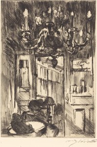 Under the Chandelier (シャンデリアの下) 作： Lovis Corinth