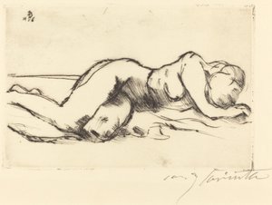 女性のヌード 作： Lovis Corinth