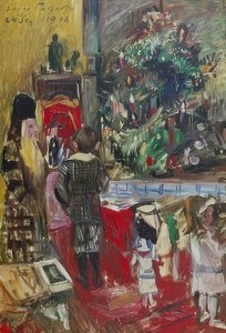 クリスマスプレゼント。 1913 作： Lovis Corinth