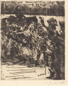 立てよ、同志たちよ、馬に乗れ、馬に乗れ!フィールドへ、自由へ！...、1923年。 作： Lovis Corinth