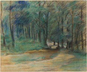 林道 作： Lovis Corinth