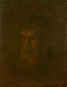 老人の頭部研究 作： Laszlo Mednyanszky