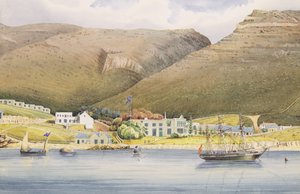 提督の家、サイモンの町、喜望峰、1844 作： Lt. Humphrey John Julian