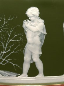 一対の花瓶「Les alteres y les frileux」のディテール 作： Ltd Mintons