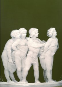 一対の花瓶「Les alteres y les frileux」のディテール 作： Ltd Mintons
