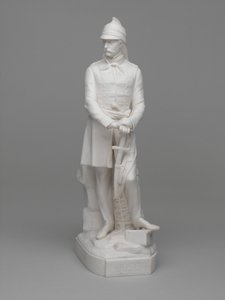 パリアンウェアのウィリアム・ホドソン中尉（後に少佐）の彫像
