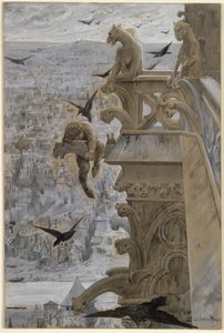 ノートルダムドパリc。 1881年。 作： Luc Olivier Merson