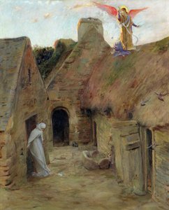 受胎告知、1908 年。 作： Luc Olivier Merson